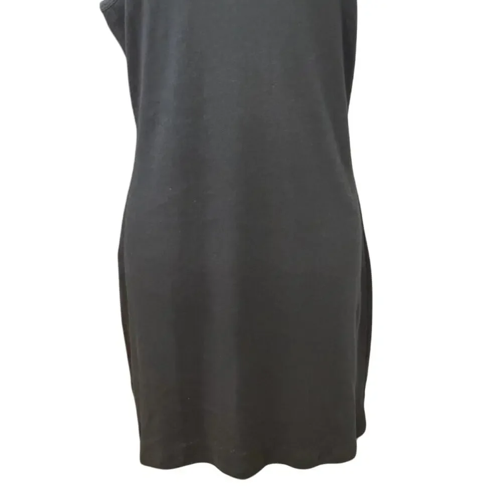 BP Black Sleeveless Tank Dress Mini Casual M NWT Minimalist Chic Timeless Chic